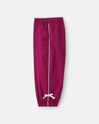 Toute-petite fille - Pantalon de jogging en popeline et boucle aux chevilles - Rouge, image 5 sur 6 diapositives