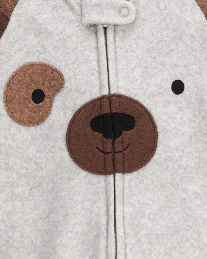 Toddler 2-Pack Bear Fleece Footie Pajamas, image 3 of 6 slides