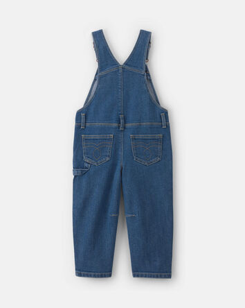Toute-petit fille - Salopette en denim - D&eacute;lav&eacute; fonc&eacute;, 