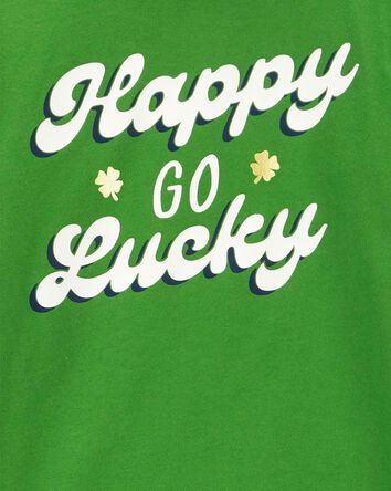 St. Patrick's Day 2-Piece "Happy Go Lucky" Outfit Set, 