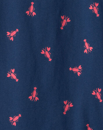 Boys Lobster T-Shirt - Blue, 