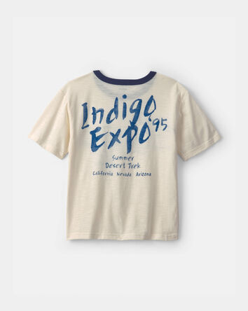 Boys 'Off-Road' Car Graphic Tee - Cream, 