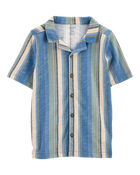 Kid Striped Button-Down Shirt, image 1 of 3 slides