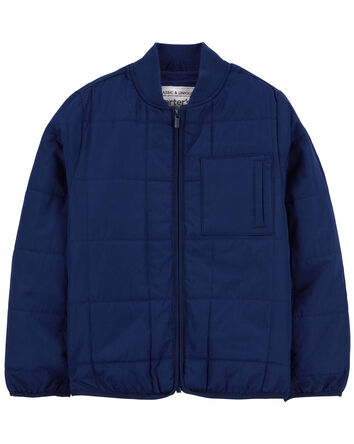 Fleece-Lined Quilted Midweight Jacket, 