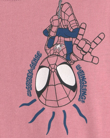 Tout-petit gar&ccedil;on - T-shirts &agrave; imprim&eacute; Spider-Man de &copy;Marvel - Rouge/Bleu, 