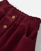 Toddler Girl Organic Cotton Corduroy Skirt, image 2 of 4 slides