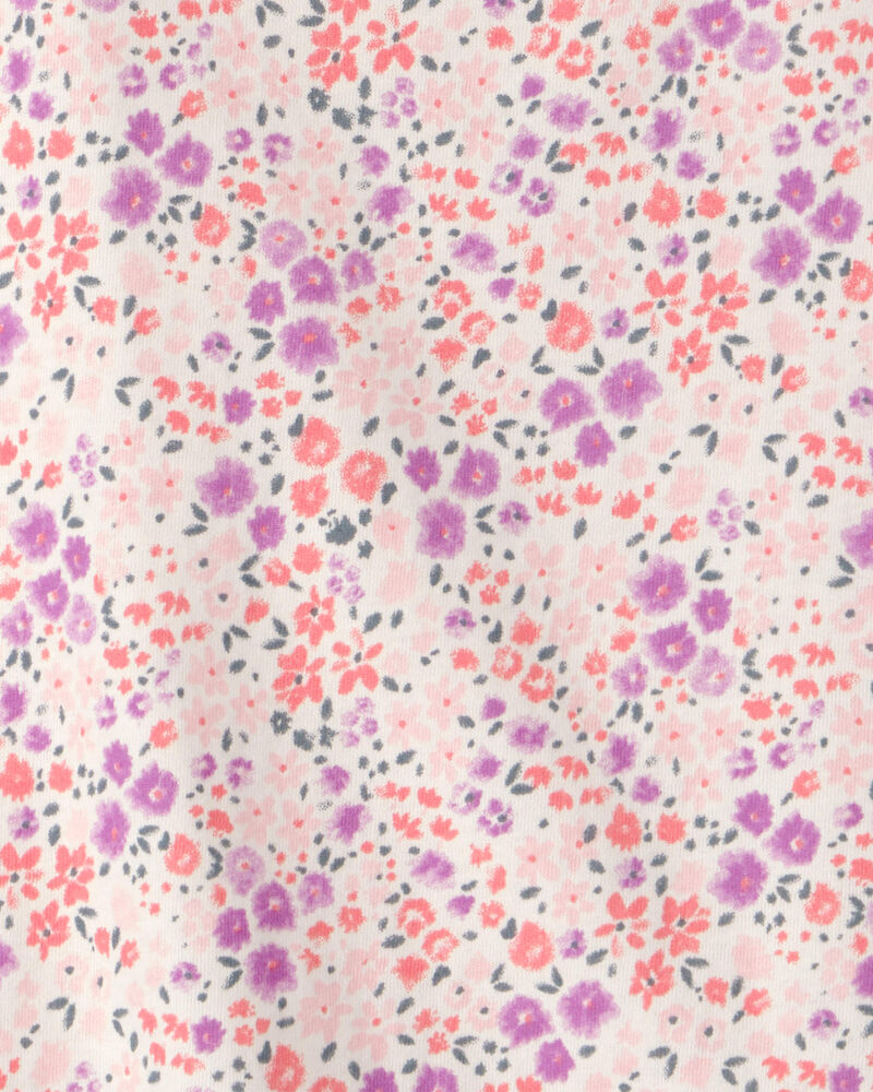 Girls Floral Top - Pink, image 2 of 3 slides