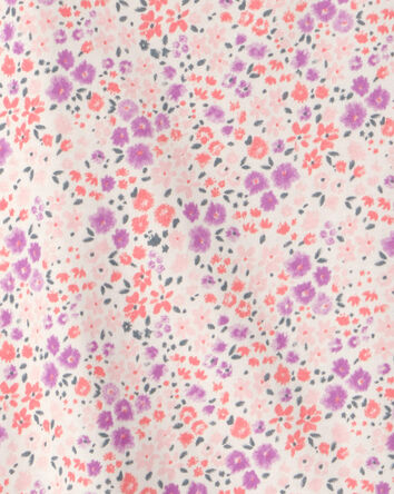 Filles - Haut &agrave; motif floral - Rose, 