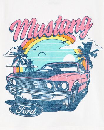 T-shirt à imprimé de Mustang, 