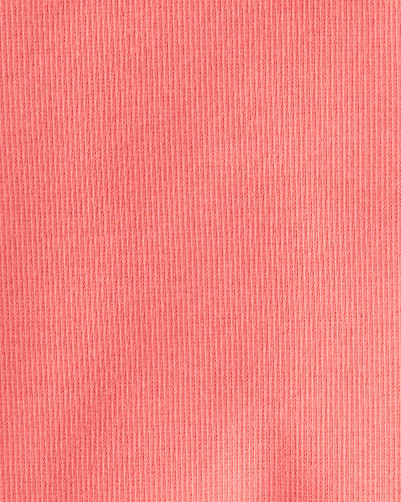 Enfant en bas âge Ensemble pyjama en coton biologique rose, image 3 sur 4 diapositives