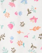 Baby Girl Floral Cotton Romper, image 2 of 3 slides