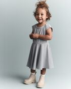 Toddler Girl Avenue Twirl™ Dress - Light Blue, image 1 of 7 slides