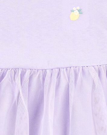 Baby 2-Piece Lemon Tulle Top & Legging Set, 