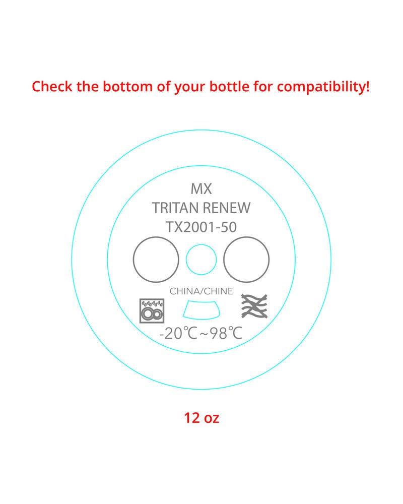 ZOO Tritan™ Renew Straw Bottle Extra Straws - 2-pack, image 2 of 2 slides