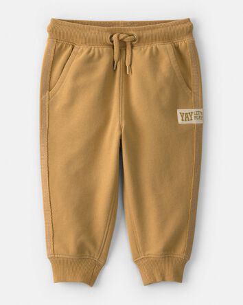 B&eacute;b&eacute; gar&ccedil;on - Joggers en French Terry - Brun, 