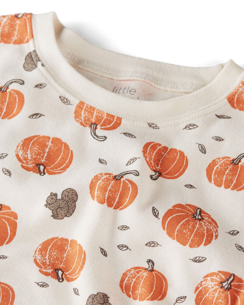 Kid Organic Cotton Pyjamas in Harvest Hollow Print, image 2 of 5 slides