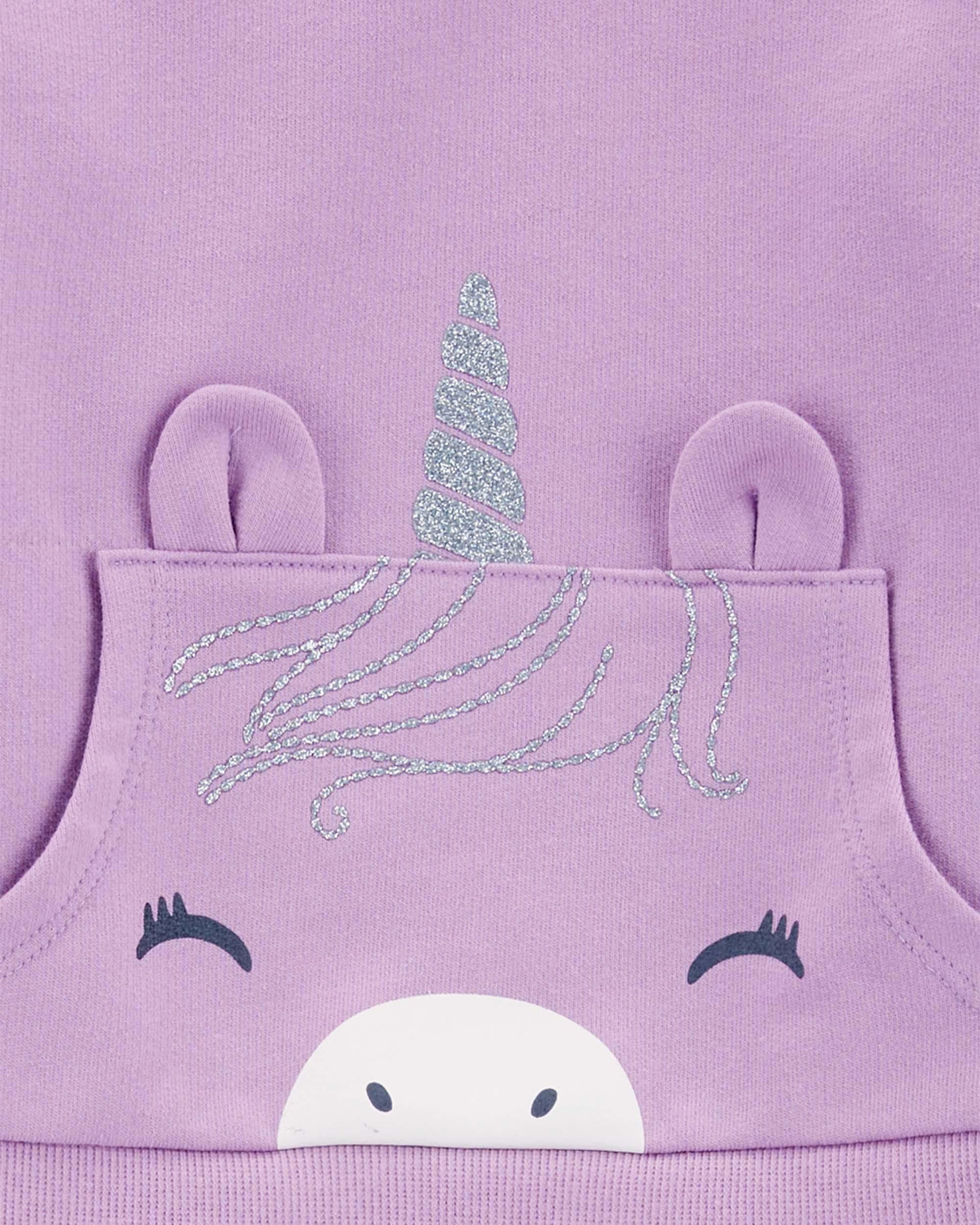 Purple Baby 2 Piece Glitter Unicorn Sweatshirt Legging Set Carter s Oshkosh Canada