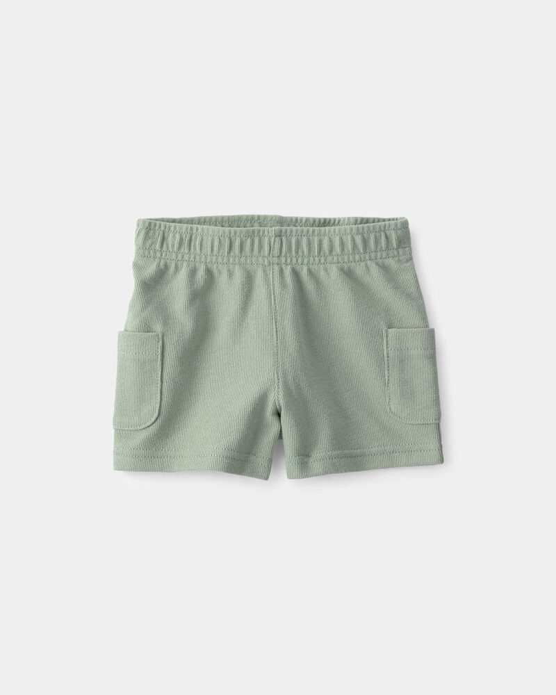 B&eacute;b&eacute; gar&ccedil;on - Ensemble de haut et de short en 2 pi&egrave;ces - Vert, image 2 sur 5 diapositives