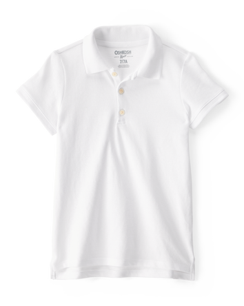 Kid Uniform Pique Polo, 