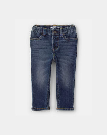 Baby Classic Jeans In Rail Tie True Blue Wash, 