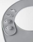 Baby 2-Pack Silicone Bibs, image 4 of 4 slides