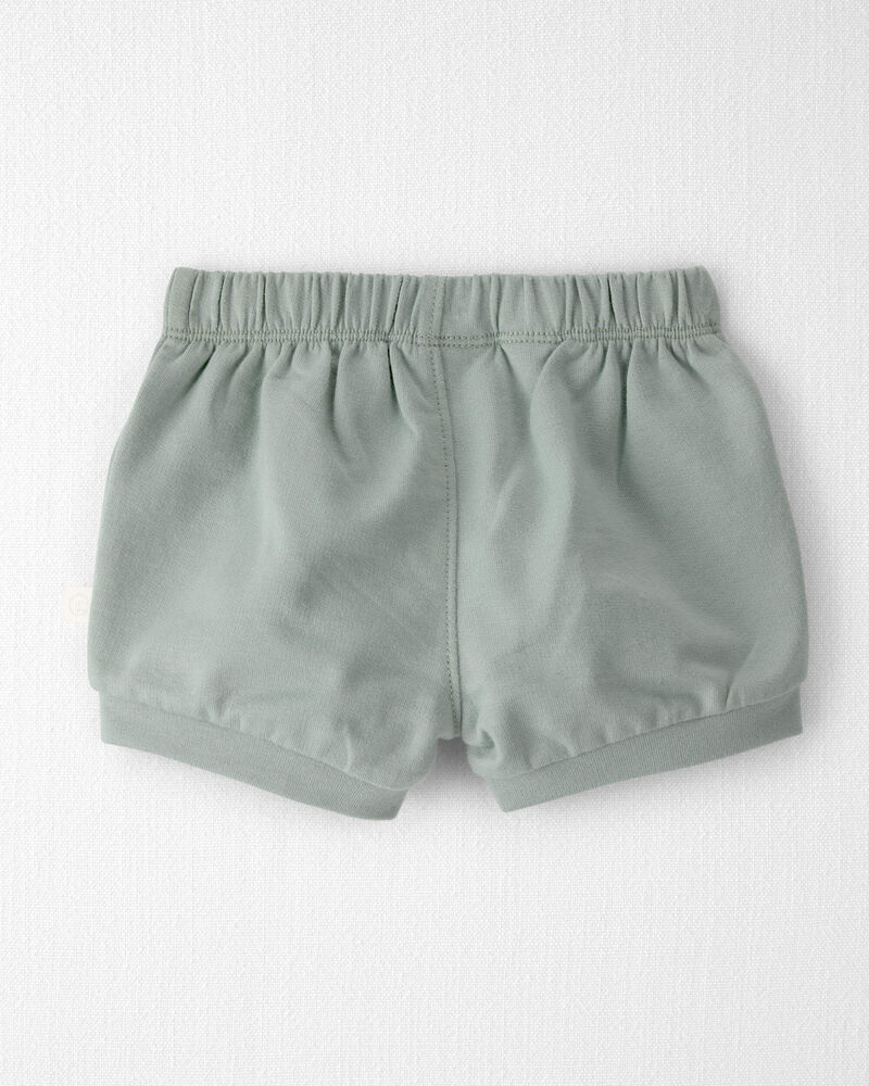 Baby Girl 2-Pack French Terry Shorts in Under The Sea, image 3 of 6 slides