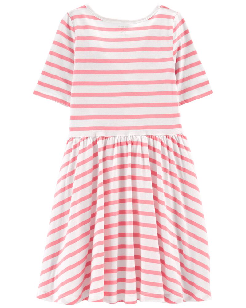 Striped Jersey Dress, image 2 of 3 slides
