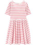 Striped Jersey Dress, image 2 of 3 slides