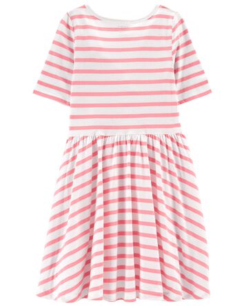 Striped Jersey Dress, 
