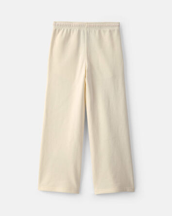 Girls Disney&copy; Marie Fleece Wide-Leg Pants - Cream, 