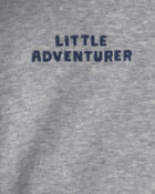 Baby Boy 3-Piece 'Little Adventurer' Buffalo Check Fleece Layering Set, image 4 of 5 slides