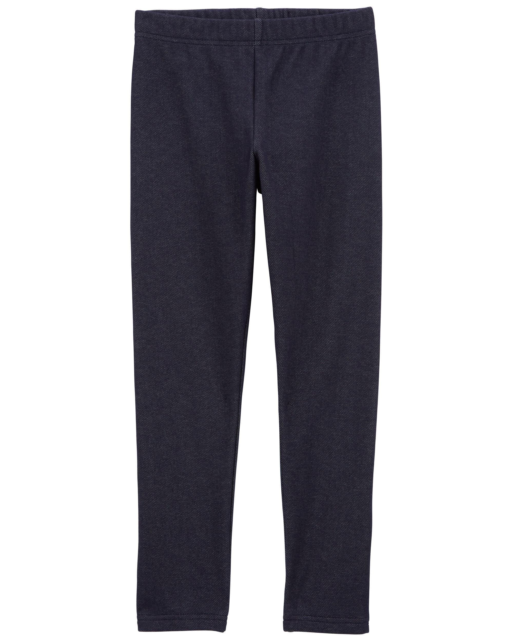 Navy Knit Denim Cozy Leggings Carter s Oshkosh Canada