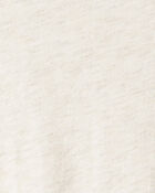 Girls Long-Sleeve Peplum Top - Oatmeal, image 2 of 3 slides