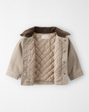 B&eacute;b&eacute; - Blouson d&rsquo;&eacute;curie en serg&eacute; de coton biologique, 