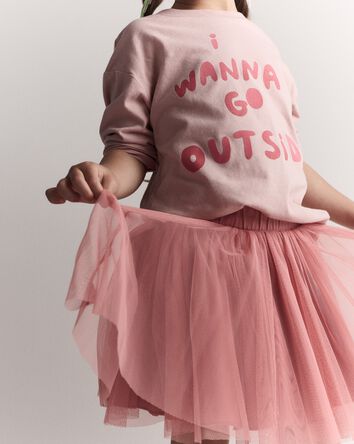 Toddler Girl Avenue Twirl™ Mini Skirt with Tulle - Pink, 