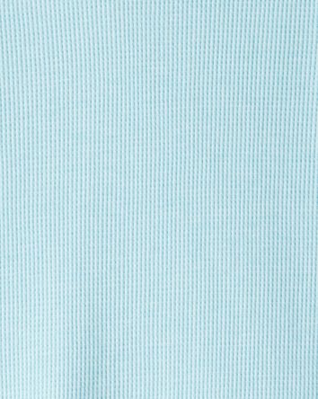 Boys Solid Thermal Long-Sleeve Tee - Blue, 