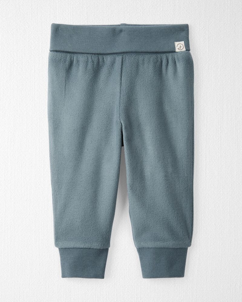 Baby Grow-With-Me Joggers Made with Recycled Microfleece, image 1 of 5 slides