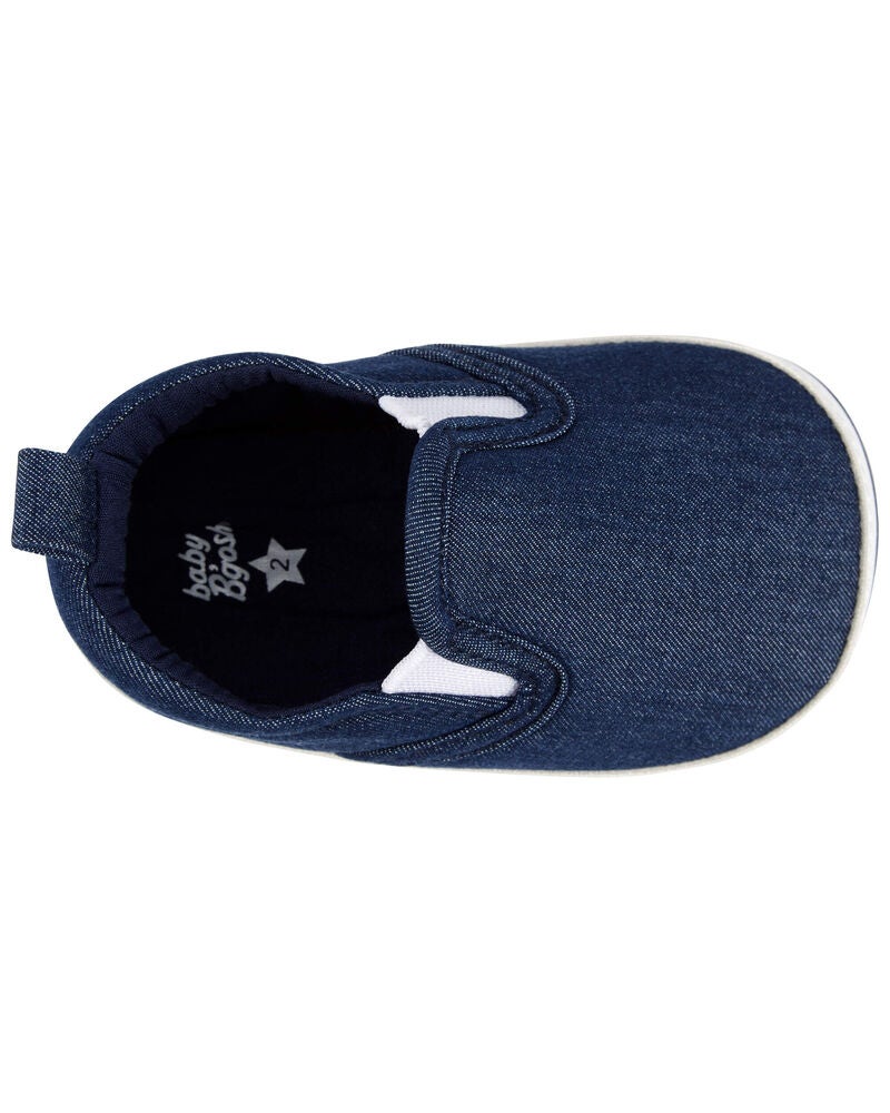 Baby Chambray Slip-On Shoes, image 4 of 7 slides