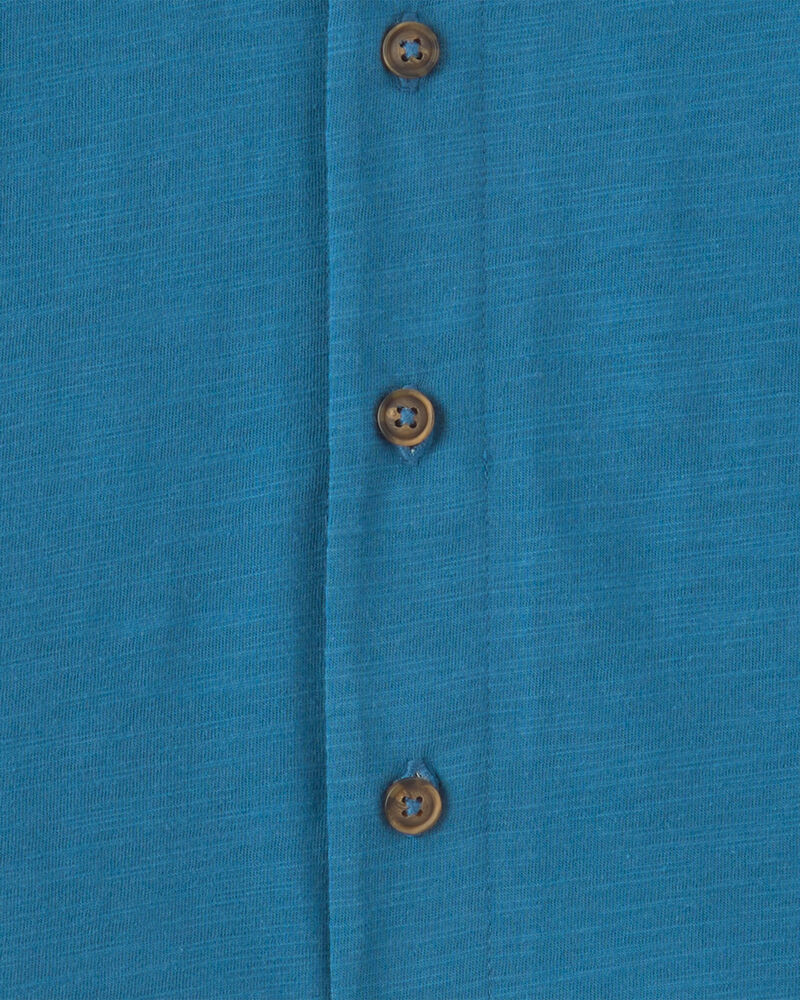 Boys Button-Down Shirt - Blue, image 3 of 4 slides
