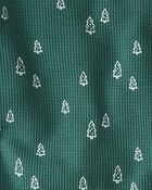 Waffle Knit Pyjamas Set Made With Organic Cotton, image 3 of 4 slides
