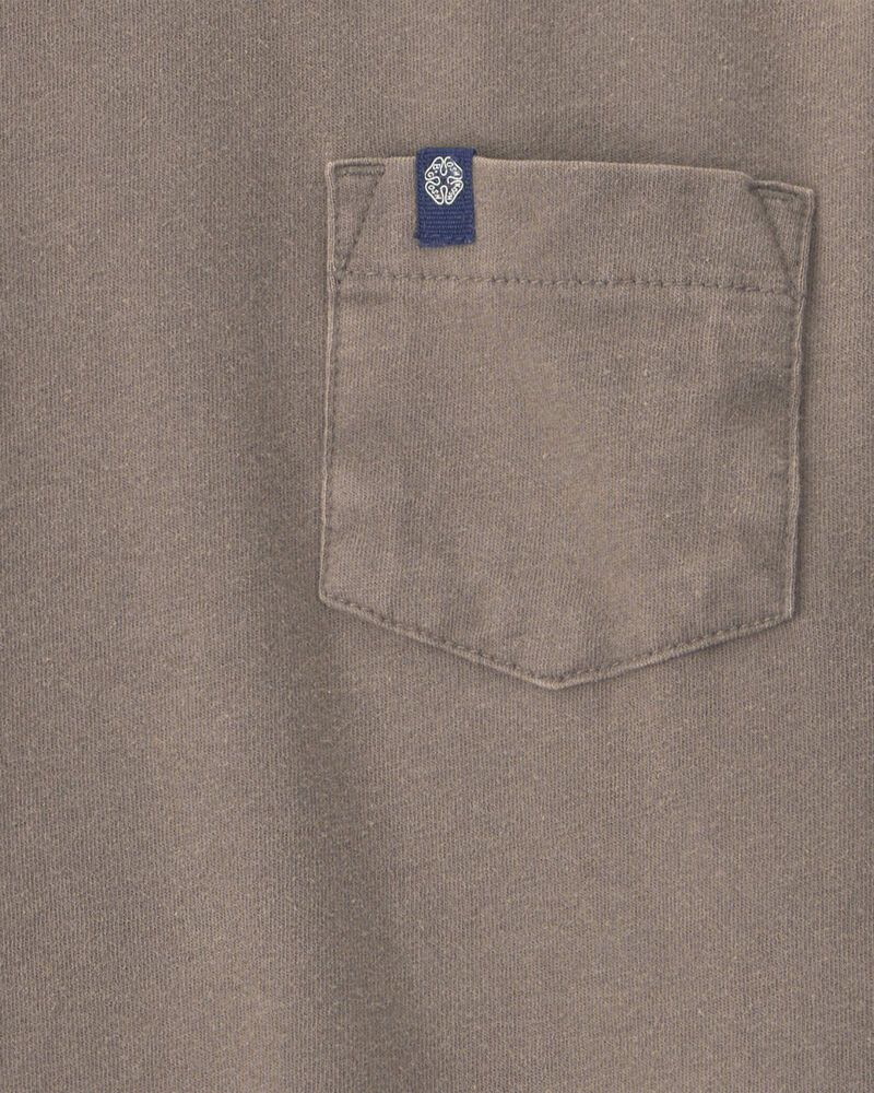 Toddler Boy Mineral Wash Long-Sleeve T-Shirt - Brown, image 2 of 3 slides