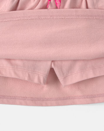 Toddler Girl French Terry Skort - Pink, 