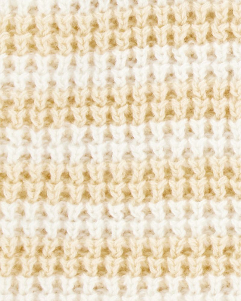 Baby Flutter Sleeve Knit Top - Yellow, image 2 of 4 slides