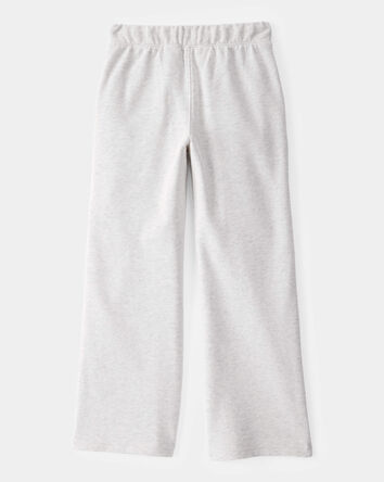 Kid French Terry Drawstring Pants - Grey, 