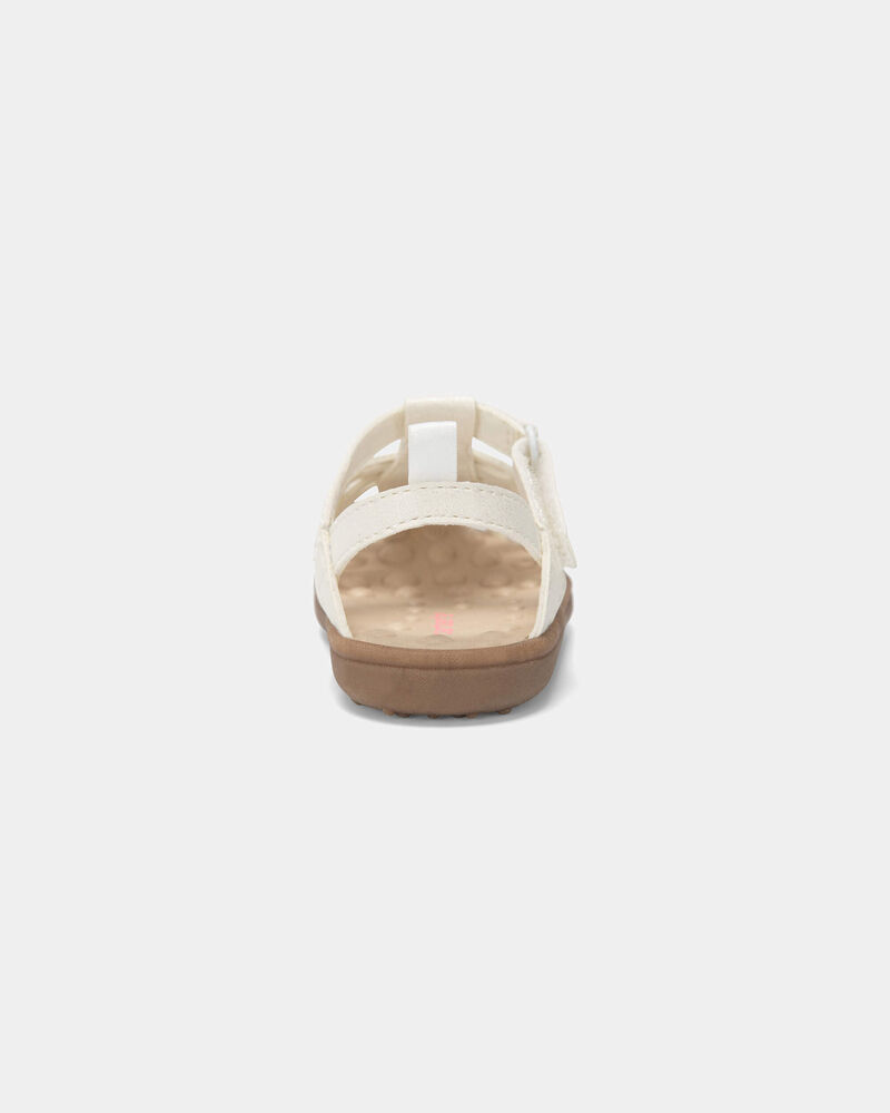 B&eacute;b&eacute; fille - Sandales Every Step&reg; pour marcheurs d&eacute;butants - Blanc, image 3 sur 6 diapositives