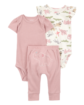 Baby 3-Piece Elephant Little Character Set, 