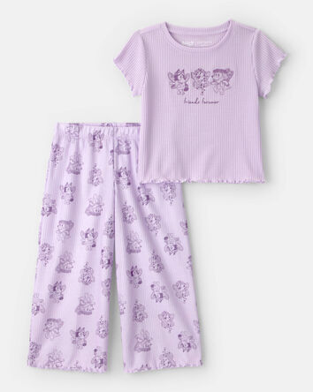 Toddler Girl 2-Piece Bluey&trade; Short-Sleeve Pyjama Set - Purple, 