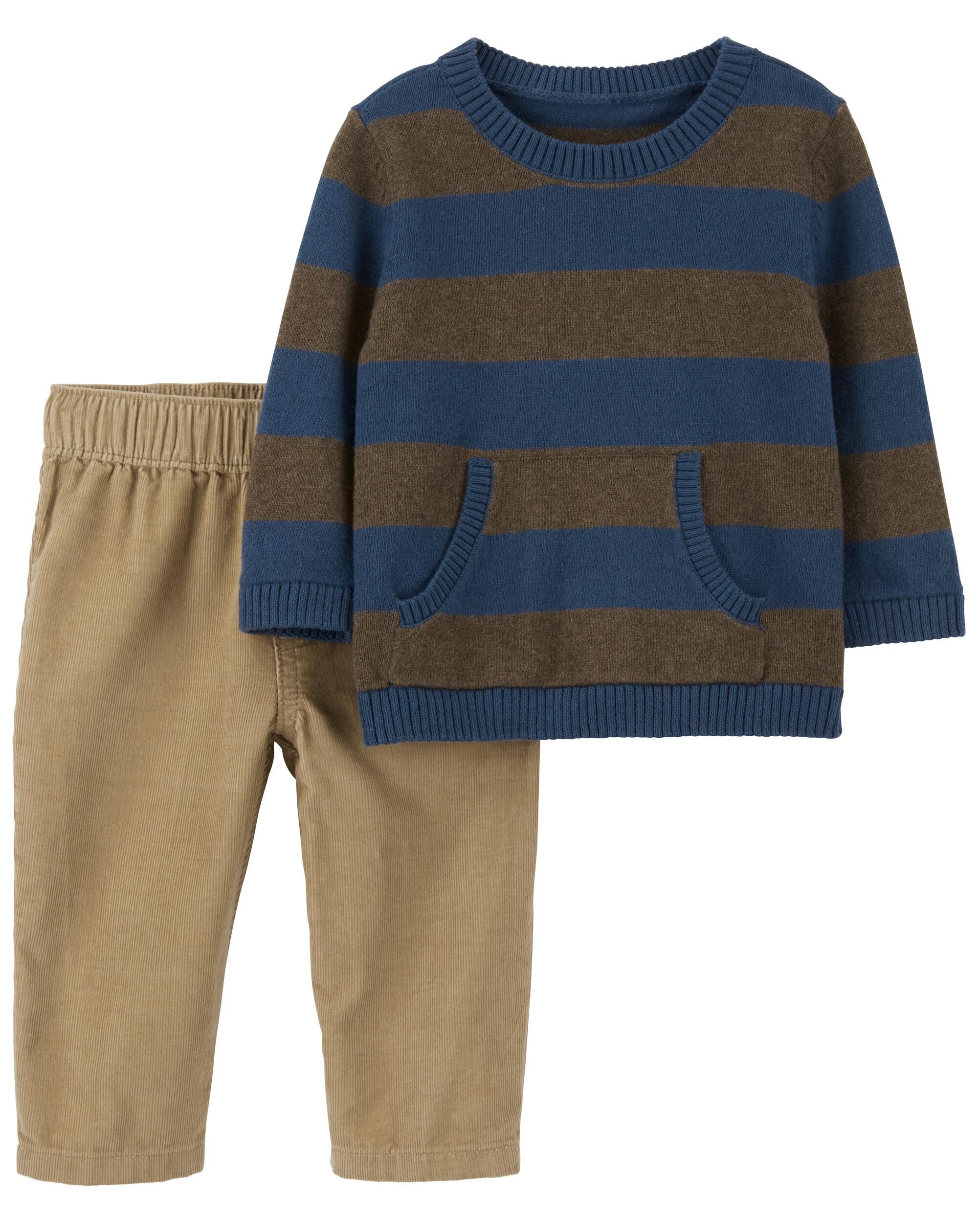 Brown 2 Piece Pullover Jogger Set Carter s Canada