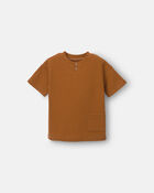 Toddler Boy Henley Tee with Pocket - Golden Yellow, image 2 of 5 slides