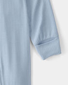 Baby Boy 2-Way Zip PurelySoft Sleeper - Blue, image 3 of 8 slides